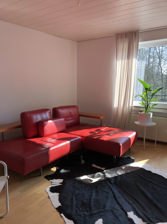 Image 1 of Rolf Benz leren bank