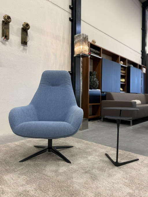 Pode Spot Two Draai fauteuil Evla Stof Blue