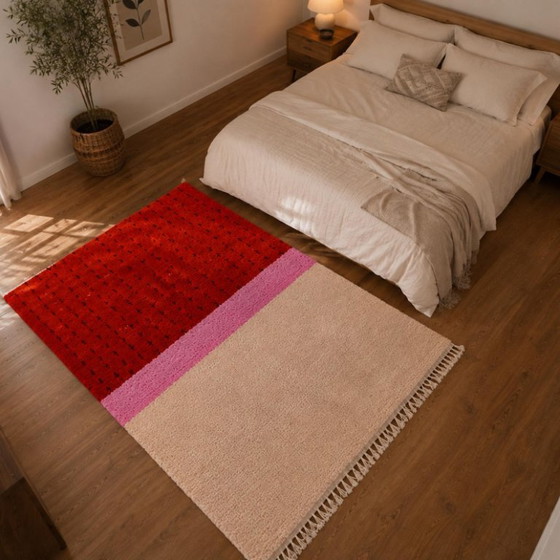 Luxe handgemaakt Marokkaans tapijt – Authentiek Atlas-vakmanschap 250cmx150cm – Vloerkleden en tapijten (photo 3 of 7)