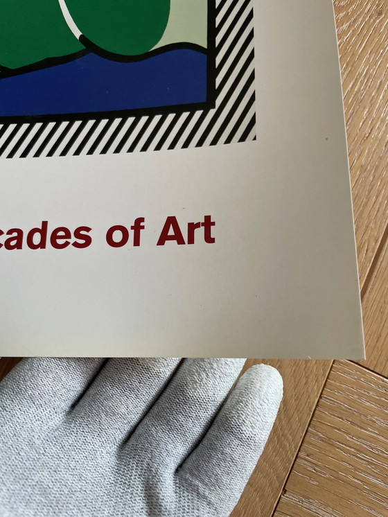 Image 1 of Roy Lichtenstein (1923-1997), Reflections on Interior with Girl Drawing, 1990, Copyright Estate of Roy Lichtenstein en 2001