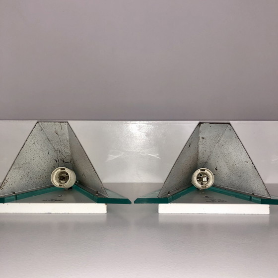 Image 1 of 5x triangle vintage lampe murale moderne