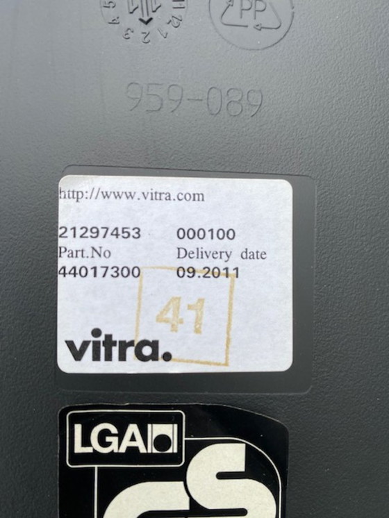 Image 1 of 4x Vitra Eames DSW avec siège rembourré