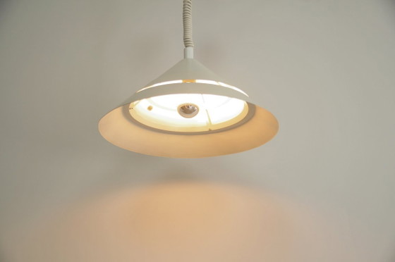 White Pull-Pendant Hans Agne Jacobsson – AB Markaryd, Pendant lamps, Metal (photo 2 of 5)