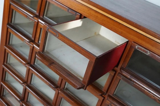 Image 1 of Mercería antigua holandesa de madera noble, década de 1930