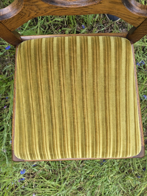 Image 1 of Vintage cabriole eetkamerstoelen – set van 3