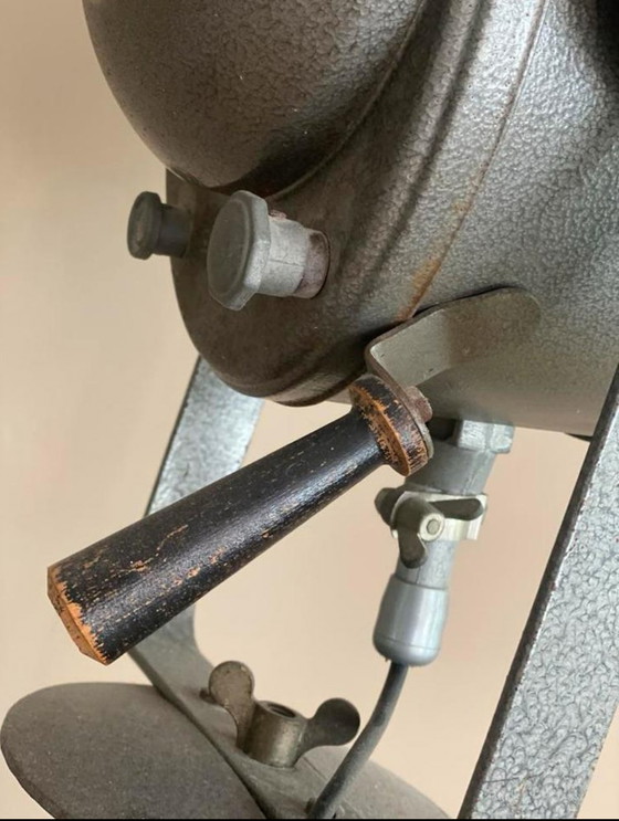 Image 1 of Vintage brocante industrial theater lamp AE CRÉMER PARIS
