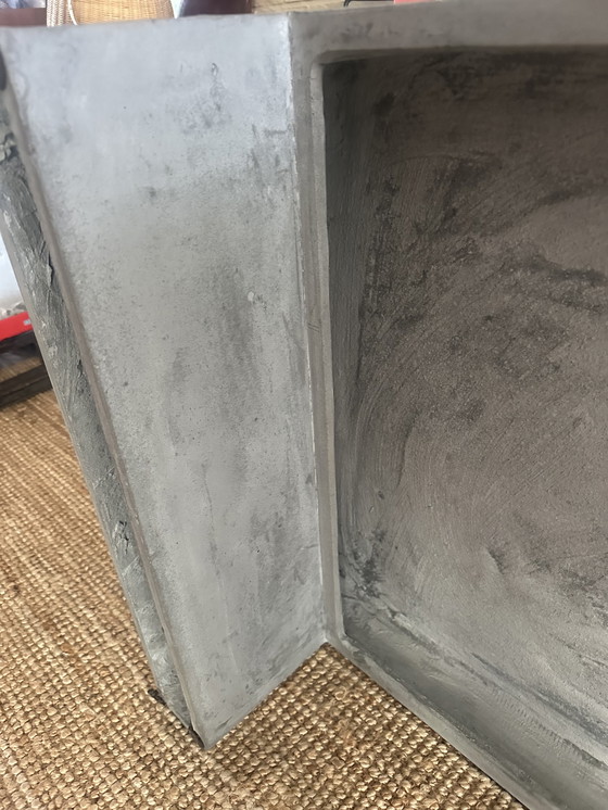 Image 1 of Minimalist concrete look low coffee table