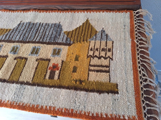 Image 1 of Kelim wandkleed wol handgemaakt vintage