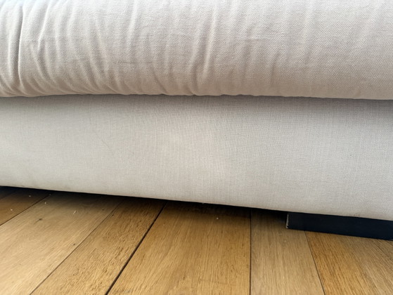 Comfortabele Beige 3-zits Hoekbank van Katoen-Linnen Mix – 3-5 zitsbanken, Cotton (photo 10 of 11)