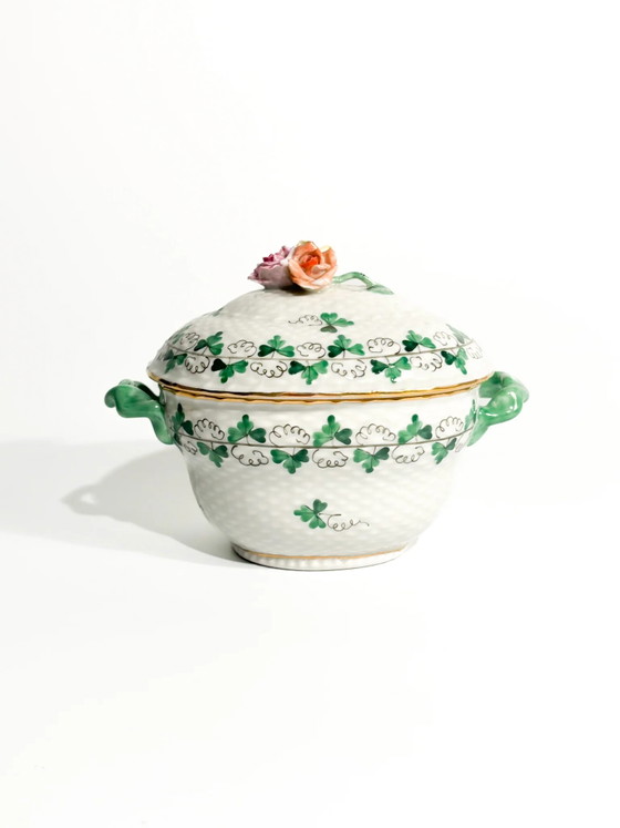 Scatola in Porcellana Herend Motivo Prezzemolo, Anni '50 – Stoviglie (photo 2 of 6)