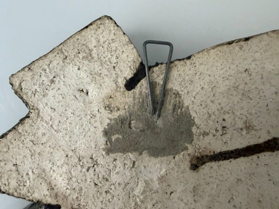 Rilievo Murale in Ceramica Brutalista – Fiore – Oggetti decorativi (photo 11 of 11)