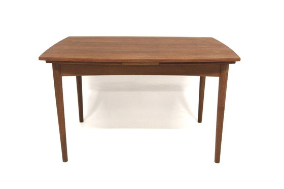 Image 1 of Esstisch aus Teakholz in Brieftaschenform, Dänemark, 1960