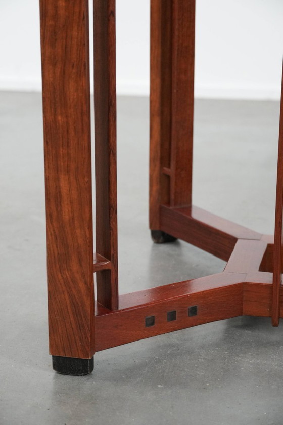 Image 1 of High square Art Deco design side table by Schuitema from the Decoforma series