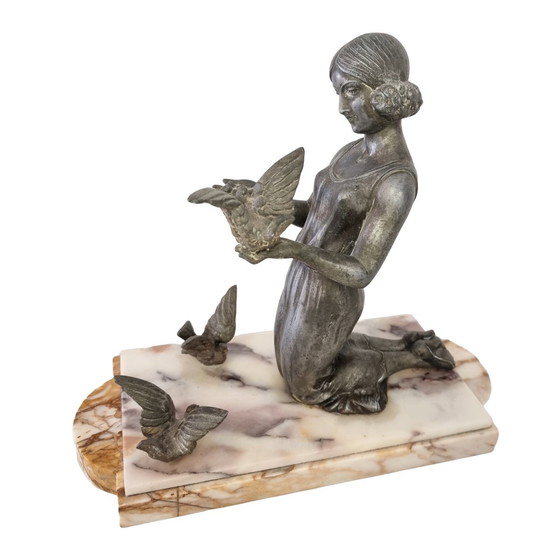 Image 1 of Statua Art Déco con Lady Diana