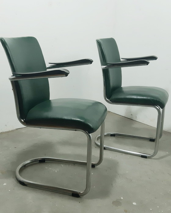 Image 1 of Set of Gebroeders de Wit armchairs from the 1950s