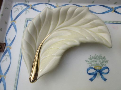 3 Verceram Art Deco ceramic set of  serving trays signed and numbered 