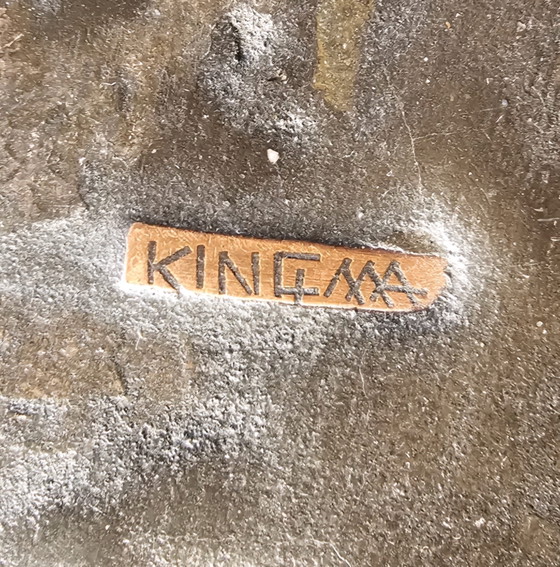 Image 1 of Brutalistische vintage Paul Kingma salontafel