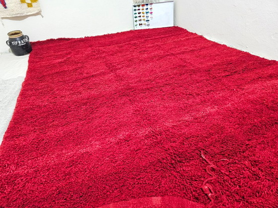 Large Vintage Moroccan Handmade Rug, Unique Piece, 357cm x 225cm – Rugs & carpets, Wool (photo 4 of 8)
