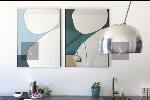 Deknidt Mirrors Mika Mirror by Inge Rylant – Deknudt Mirrors, spiegels, Glass, Metal (photo 2 of 6)