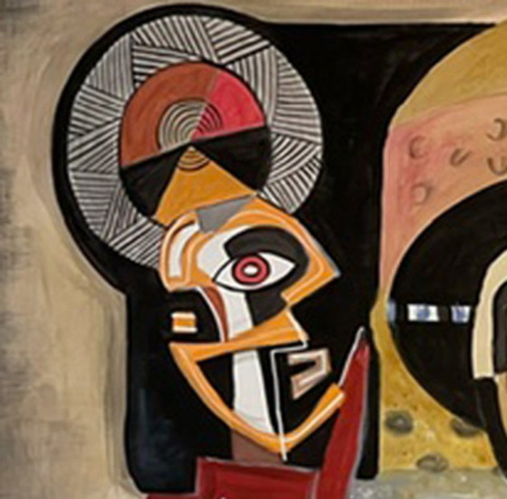 Image 1 of Gods XXl format original Don Kosta Acrylic Painting