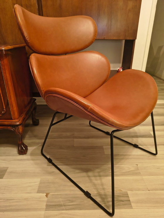 Image 1 of Fauteuil Cognac | style vintage