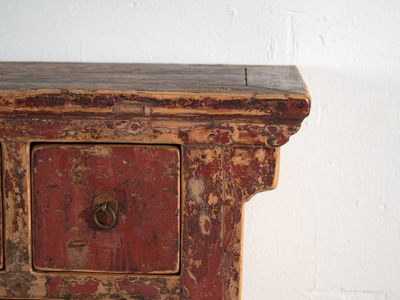Mobile orientale antico con patina rossa (c.1900) #77 – Cassettiere (photo 22 of 40)