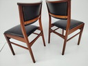 6 vintage stoelen 
