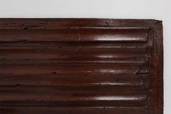 Image 1 of 16th Century oak carved Gothic Panel, Belgium