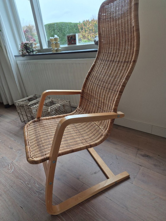 Image 1 of Ikea rotan design fauteuil, ontworpen door Yngve Ekström, Öland