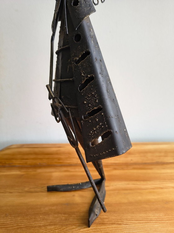 Image 1 of Scultura di design in ferro battuto – Brutalismo – Giovanni Grittani