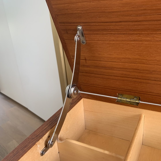 Image 1 of Chariot de couture design danois par Ejvind Johannson pour Vitré