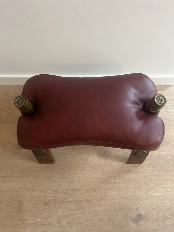 Image 1 of Camel footstool vintage red | Perfect condition