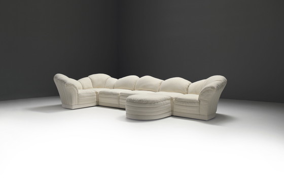 Image 1 of Very Rare Vagues/Waves Modular Sofa by Hans Hopfer for Roche Bobois France