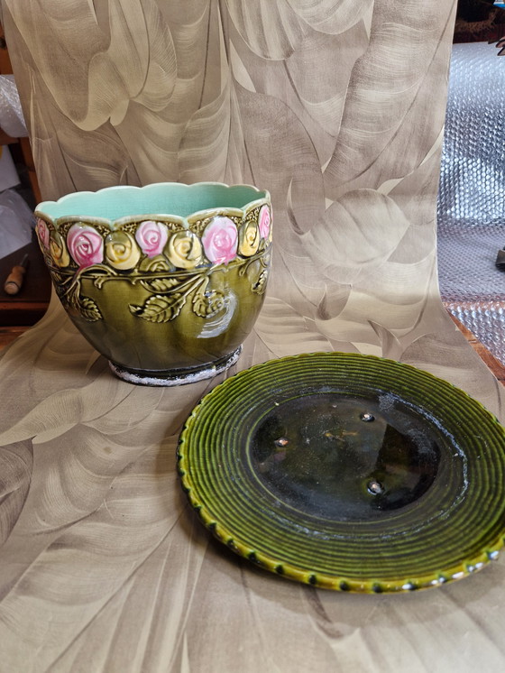 Image 1 of Set Antique jardiniere