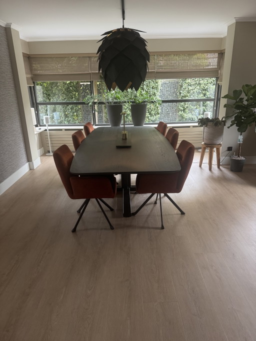 Dining table Table Du Sud – eettafels, Metal, Wood