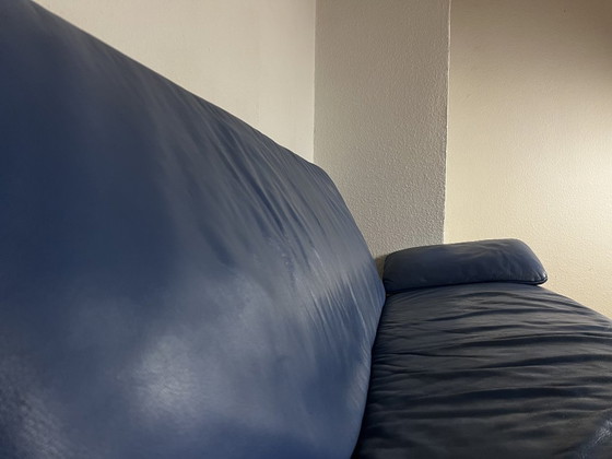 Image 1 of Rolf-Benz Designer Sofa - Echtleder, top Zustand - Lieferung mgl.