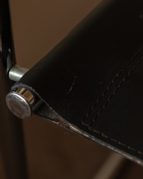 Image 1 of Vintage Bauhaus chrome leather cantilever chair – Mart Stam / Marcel Breuer style