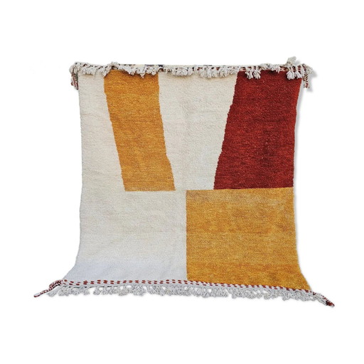 Natural handmade Berber rug 3x2 m