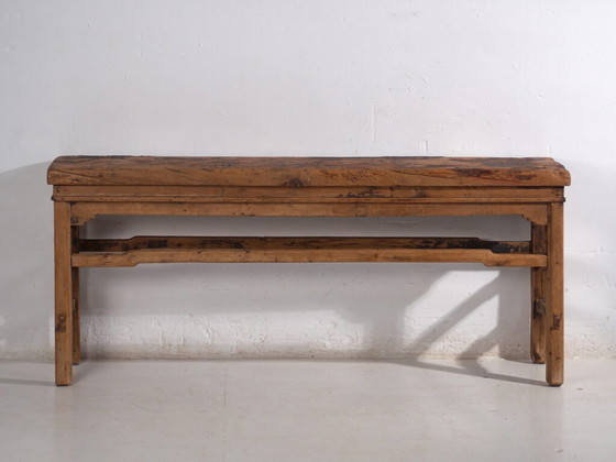 Antique Chinese console altar table in elm – Shanxi, circa 1890 (photo 25 of 40)