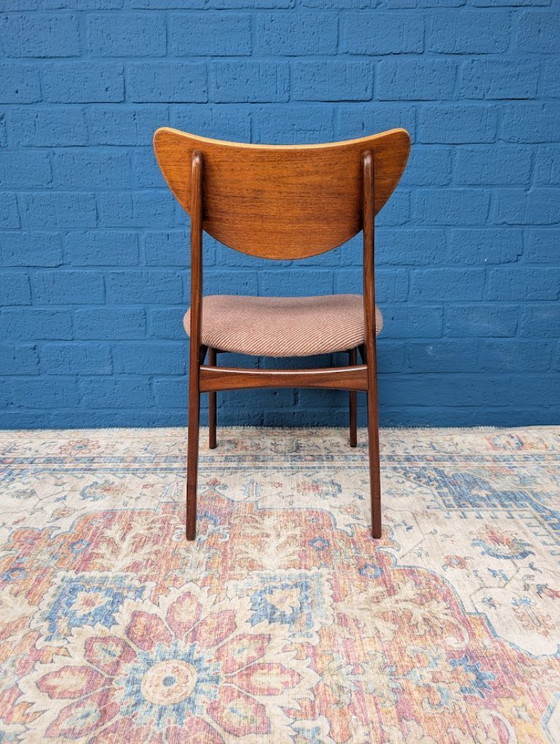 Image 1 of 4 chaises danoises vintage, années 1960