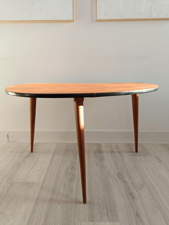 Image 1 of Kidney-shaped side table from the 1960s