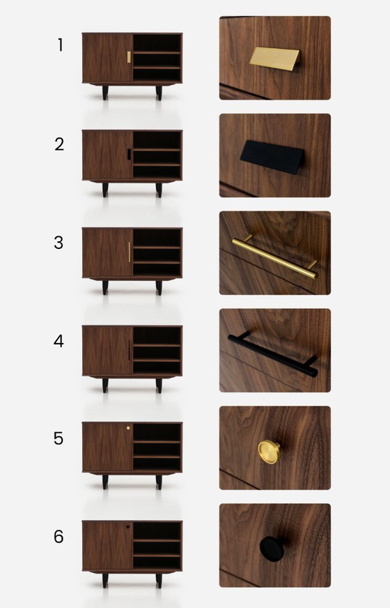 Image 1 of Mueble de nogal para TV O-S17