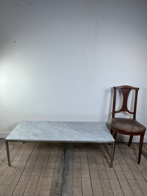 Image 1 of Knoll Int marmeren salontafel, vintage jaren 70