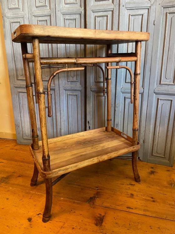Tea Trolley Table A Tisane Vichy Antique, Side tables, Bamboo, Brown (photo 9 of 22)