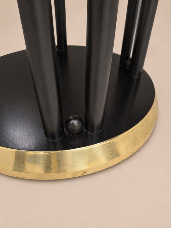 Image 1 of Originele Wittmann eetset "Cabaret Fledermaus" – Josef Hoffmann – 2 stoelen en tafel