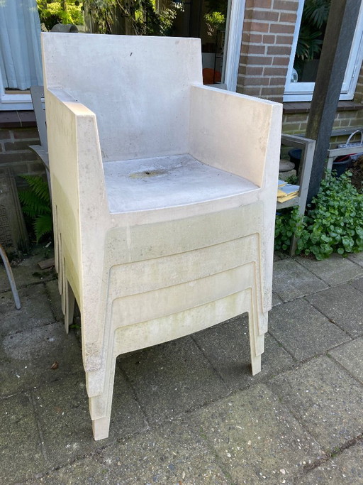 4x philip Starcke driade toy tuinstoelen