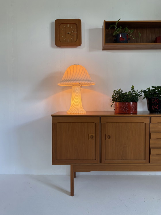 Image 1 of Lampe champignon zèbre XL vintage, Peill & Putzler '70