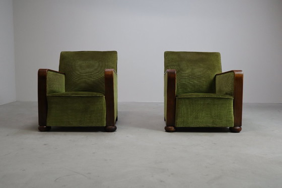 Image 1 of Paar Art-Déco-Clubsessel, um 1930