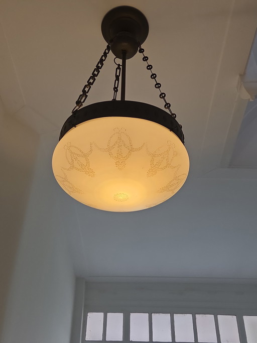Lampada a sospensione in stile Art Nouveau