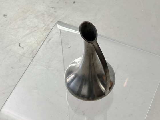 Image 1 of Cruche/vase en étain, forme organique, Suisse, années 1970